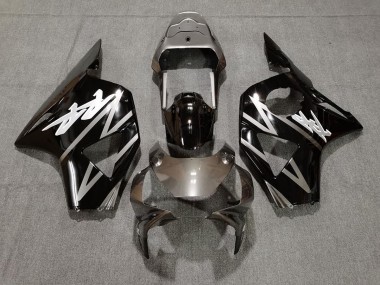 Plata Brillante & Negro 2002-2003 Honda CBR954RR Carenado Moto