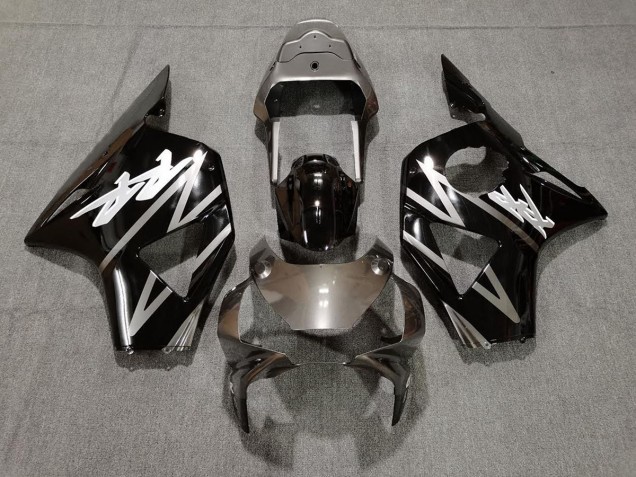 Plata Brillante & Negro 2002-2003 Honda CBR954RR Carenado Moto