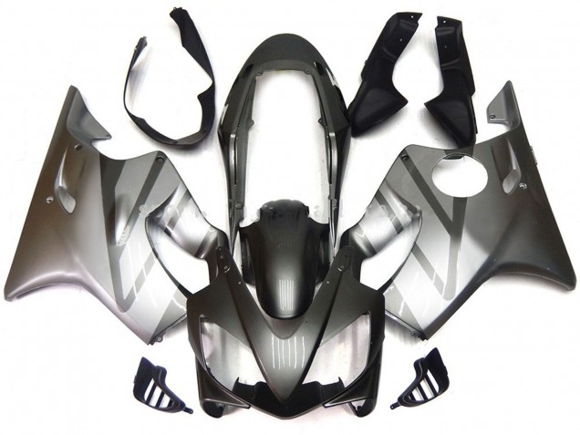 Plata & Gris Brillo 2004-2007 Honda CBR600 F4i Carenado Moto
