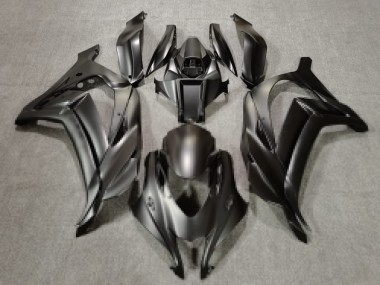 Plata Metálica Mate 2016-2019 Kawasaki ZX10R Carenado Moto