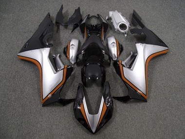 Plata & Negro & Naranja 2017-2023 Honda CBR1000RR Carenado Moto