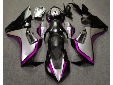 Plata & Negro & Rosa 2017-2023 Honda CBR1000RR Carenado Moto