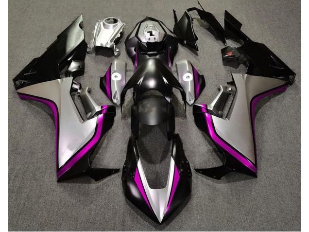 Plata & Negro & Rosa 2017-2023 Honda CBR1000RR Carenado Moto