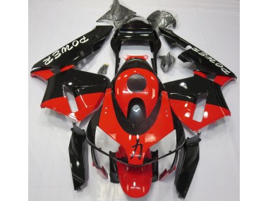 Poder Rojo Brillante 2003-2004 Honda CBR600RR Carenado Moto