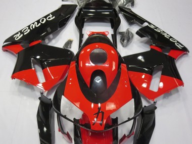 Poder Rojo Brillante 2003-2004 Honda CBR600RR Carenado Moto