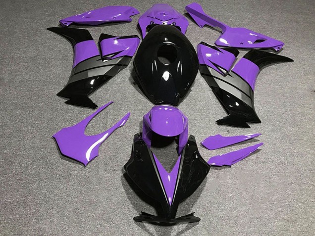 Púrpura Brillante Negro & Gris 2012-2016 Honda CBR1000RR Carenado Moto Púrpura Brillante Negro & Gris 2012-2016 Honda CBR1000RR Carenado Moto