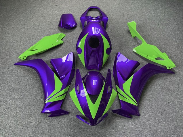 Púrpura Brillante & Verde 2012-2016 Honda CBR1000RR Carenado Moto Púrpura Brillante & Verde 2012-2016 Honda CBR1000RR Carenado Moto