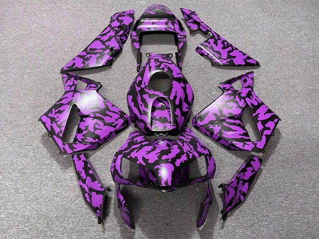 Púrpura Camuflaje 2003-2004 Honda CBR600RR Carenado Moto