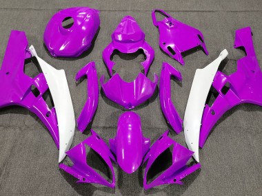Púrpura Perla 2006-2007 Yamaha R6 Carenado Moto
