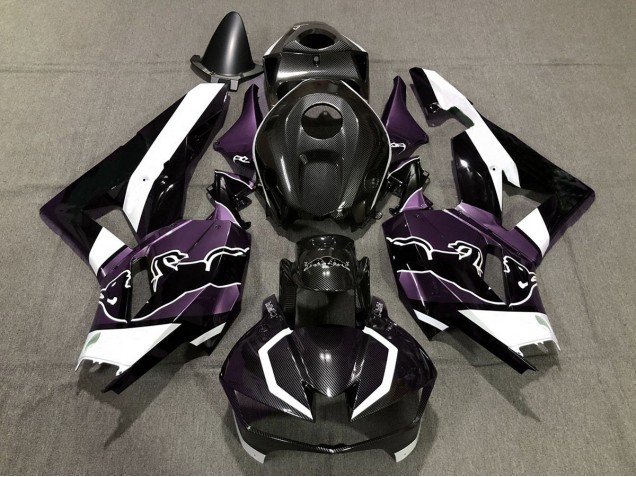 Púrpura Personalizado Fibra De Carbono Toro 2013-2023 Honda CBR600RR Carenado Moto Púrpura Personalizado Fibra De Carbono Toro 2013-2023 Honda CBR600RR Carenado Moto