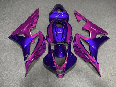 Púrpura & Rosa 2007-2008 Honda CBR600RR Carenado Moto