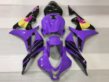 Púrpura & Rosa Toro 2007-2008 Honda CBR600RR Carenado Moto