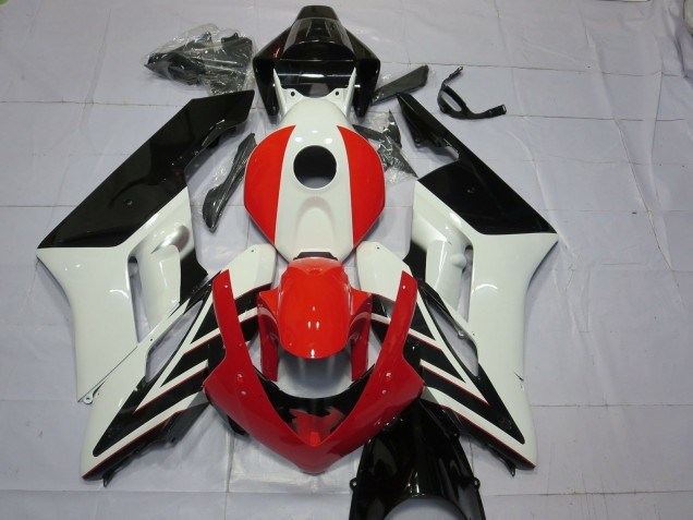 Rojo Blanco & Negro 2004-2005 Honda CBR1000RR Carenado Moto Rojo Blanco & Negro 2004-2005 Honda CBR1000RR Carenado Moto