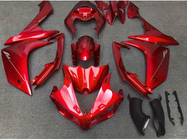 Rojo Brillante 2007-2008 Yamaha R1 Carenado Moto
