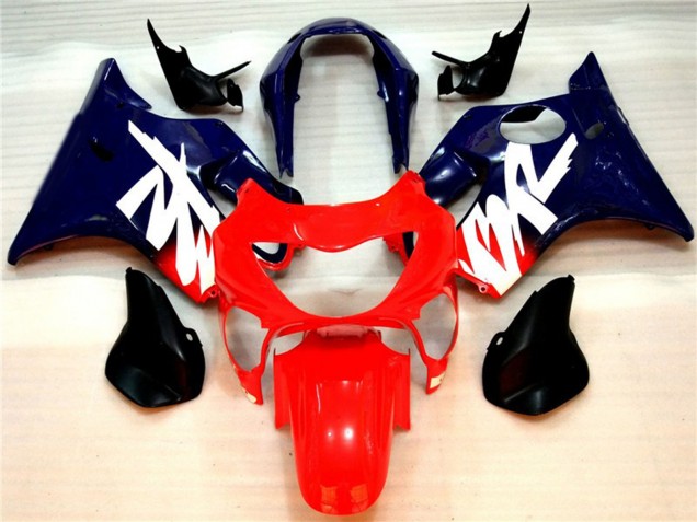 Rojo Brillante & Azul 1999-2000 Honda CBR600 F4 Carenado Moto Rojo Brillante & Azul 1999-2000 Honda CBR600 F4 Carenado Moto