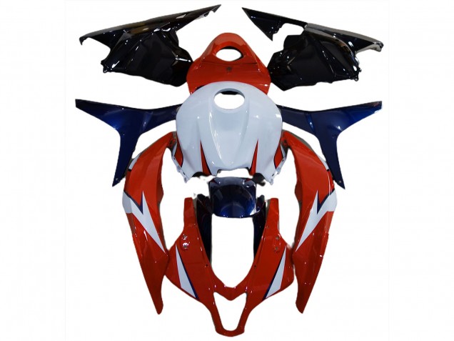 Rojo Brillante & Azul 2009-2012 Honda CBR600RR Carenado Moto Rojo Brillante & Azul 2009-2012 Honda CBR600RR Carenado Moto