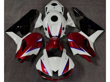 Rojo Brillante Blanco & Azul 2013-2023 Honda CBR600RR Carenado Moto