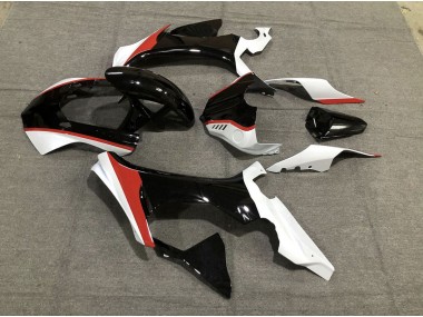 Rojo Brillante Blanco & Negro 2015-2019 Yamaha R1 Carenado Moto