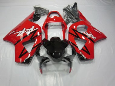 Rojo Brillante & Negro 2002-2003 Honda CBR954RR Carenado Moto