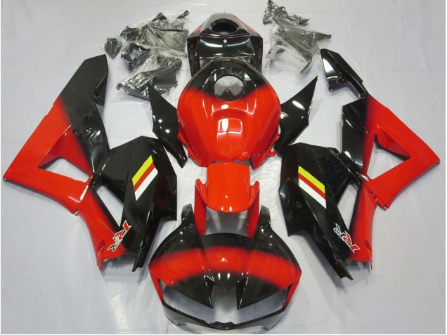 Rojo Brillante & Negro 2013-2023 Honda CBR600RR Carenado Moto Rojo Brillante & Negro 2013-2023 Honda CBR600RR Carenado Moto