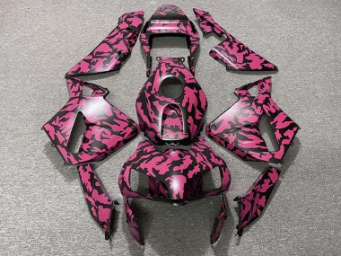 Rojo Camuflaje 2003-2004 Honda CBR600RR Carenado Moto