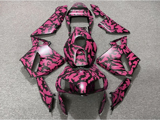 Rojo Camuflaje 2003-2004 Honda CBR600RR Carenado Moto Rojo Camuflaje 2003-2004 Honda CBR600RR Carenado Moto