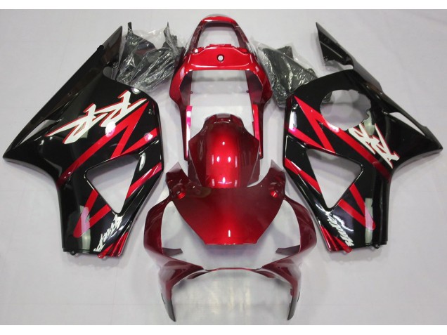 Rojo Eléctrico 2002-2003 Honda CBR954RR Carenado Moto