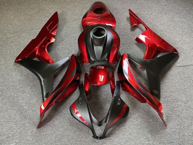 Rojo Granate 2007-2008 Honda CBR600RR Carenado Moto