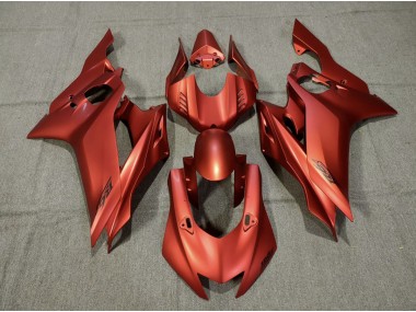 Rojo Mate 2017-2021 Yamaha R6 Carenado Moto