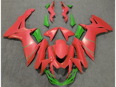 Rojo Pomelo Mate & Verde 2011-2024 Suzuki GSXR 600-750 Carenado Moto