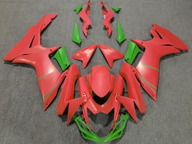 Rojo Pomelo Mate & Verde 2011-2024 Suzuki GSXR 600-750 Carenado Moto