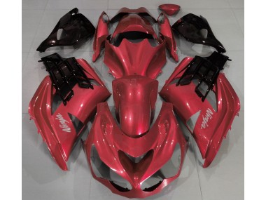Rojo Vibrante 2012-2021 Kawasaki ZX14R Carenado Moto