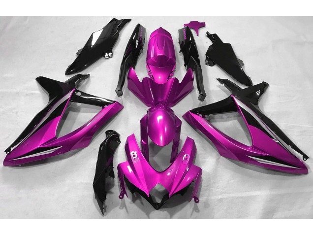 Rosa Brillante 2008-2010 Suzuki GSXR 600-750 Carenado Moto Rosa Brillante 2008-2010 Suzuki GSXR 600-750 Carenado Moto