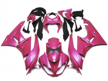 Rosa Brillante Vibrante 2009-2012 Kawasaki ZX6R Carenado Moto