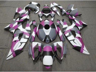 Rosa Camuflaje Liso 2008-2016 Yamaha R6 Carenado Moto