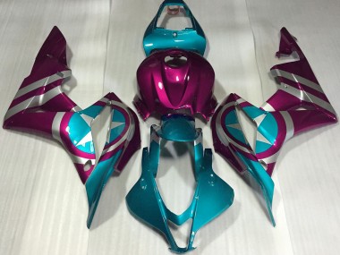 Rosa Capitán América 2007-2008 Honda CBR600RR Carenado Moto