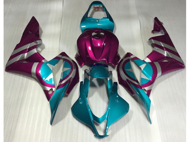 Rosa Capitán América 2007-2008 Honda CBR600RR Carenado Moto