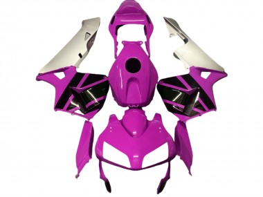 Rosa Fuerte & Plata Mate 2003-2004 Honda CBR600RR Carenado Moto