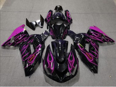 Rosa Llama 2006-2011 Kawasaki ZX14R Carenado Moto