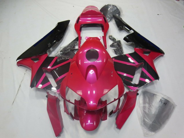 Rosa & Negro 2003-2004 Honda CBR600RR Carenado Moto Rosa & Negro 2003-2004 Honda CBR600RR Carenado Moto