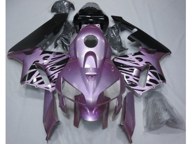 Rosa Púrpura Llama 2005-2006 Honda CBR600RR Carenado Moto