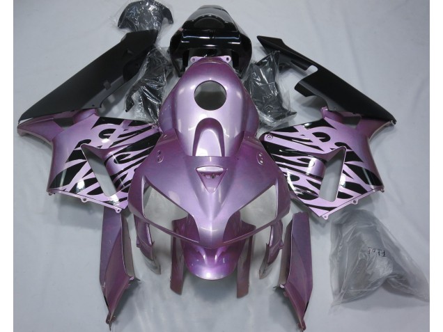 Rosa Púrpura Llama 2005-2006 Honda CBR600RR Carenado Moto Rosa Púrpura Llama 2005-2006 Honda CBR600RR Carenado Moto