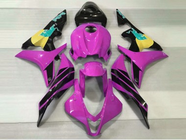 Rosa & Verde Azulado Toro 2007-2008 Honda CBR600RR Carenado Moto