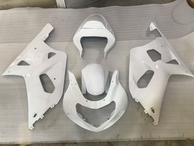 Rs Blanco 2001-2003 Suzuki GSXR 600-750 Carenado Moto