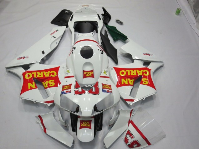 San Carlo 58 2003-2004 Honda CBR600RR Carenado Moto San Carlo 58 2003-2004 Honda CBR600RR Carenado Moto