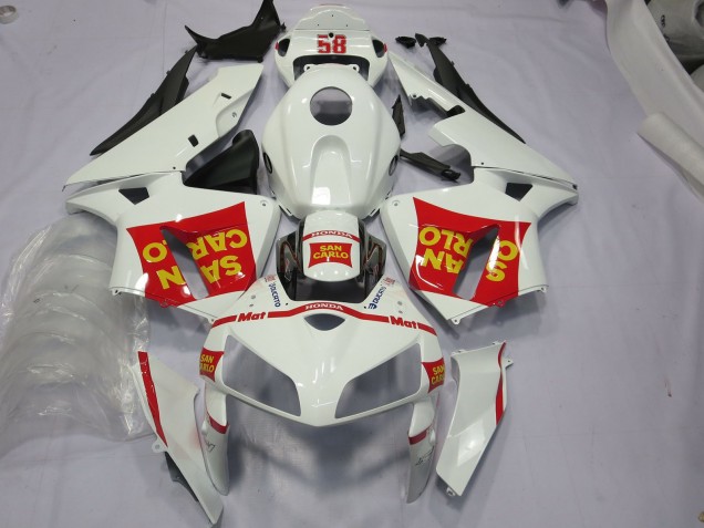 San Carlo 58 2005-2006 Honda CBR600RR Carenado Moto San Carlo 58 2005-2006 Honda CBR600RR Carenado Moto