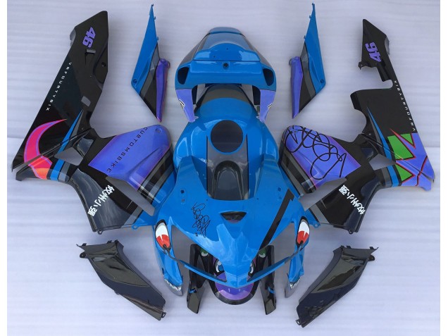 Tiburón Azul 2005-2006 Honda CBR600RR Carenado Moto