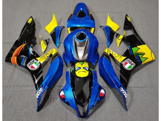 Tiburón Azul 2007-2008 Honda CBR600RR Carenado Moto