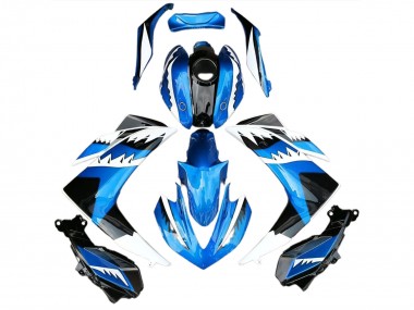 Tiburón Azul Claro 2015-2018 Yamaha R3 Carenado Moto