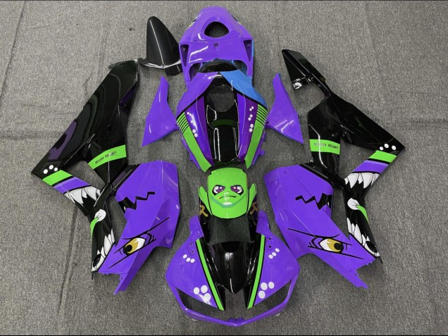 Tiburón Morado 2013-2023 Honda CBR600RR Carenado Moto